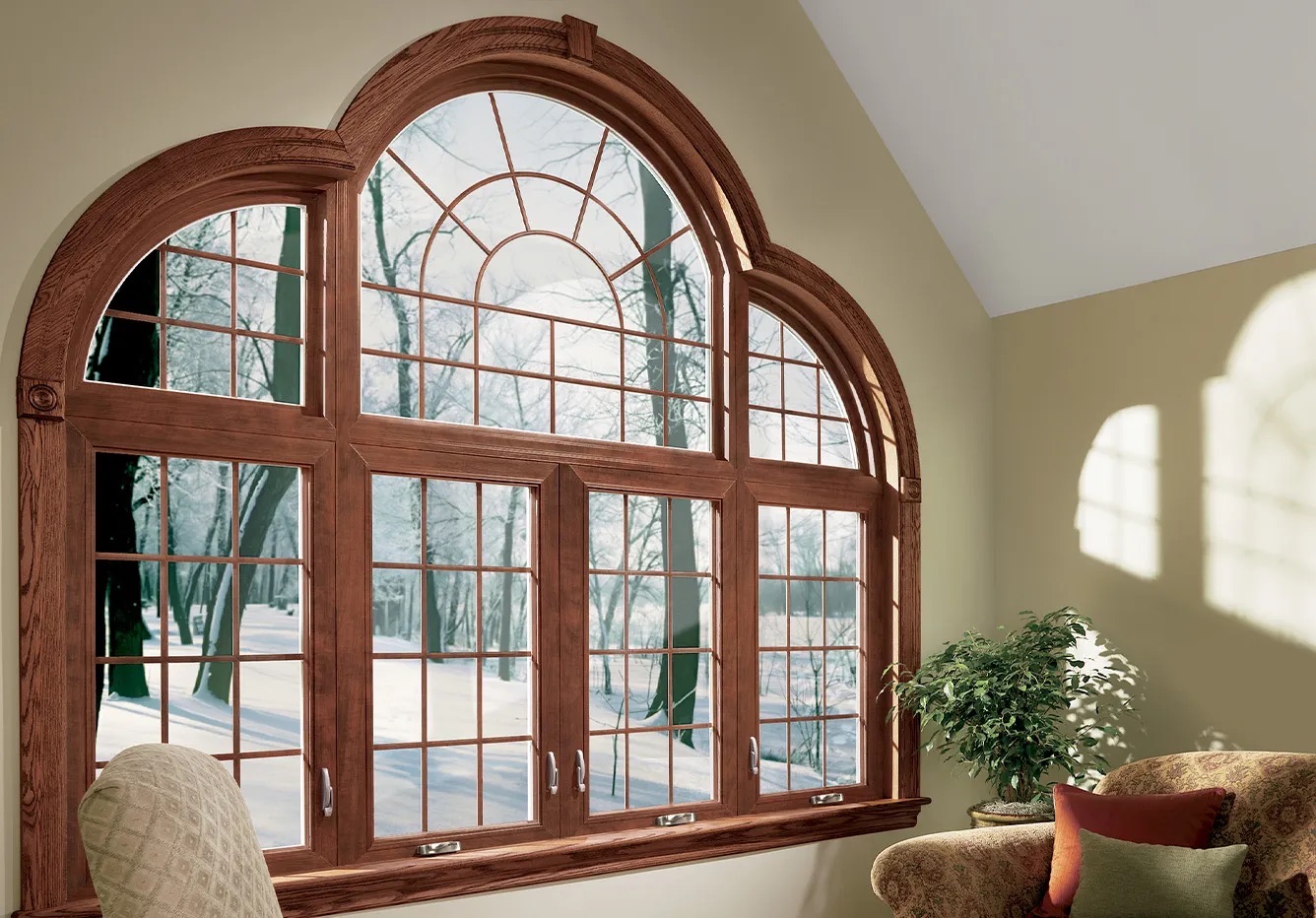 Premium special shape windows installed in McKinney homes